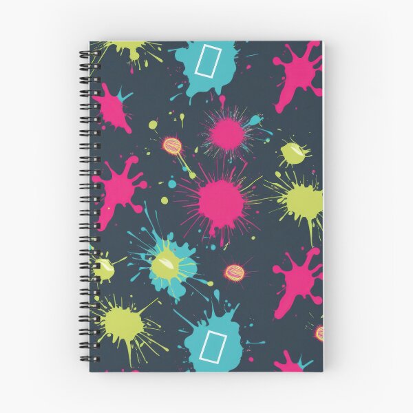 Item preview, splashes of paint pattern 90s arcade designed and sold by Expressions-Sel.