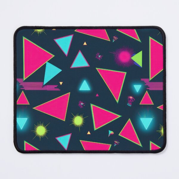 Item preview, pink triangles pattern 90s arcade designed and sold by Expressions-Sel.