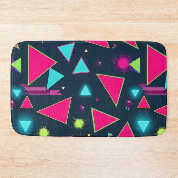 Item preview, pink triangles pattern 90s arcade designed and sold by Expressions-Sel.