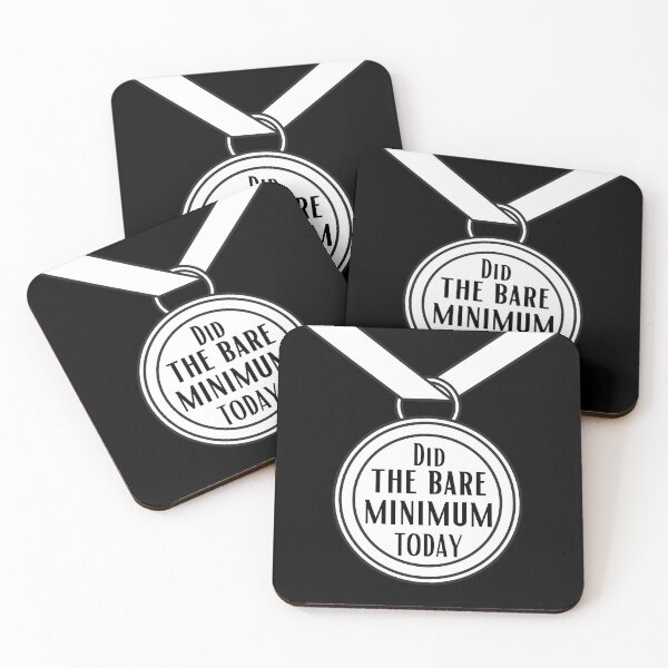 Item preview, Did The Bare Minimum Today Bear Medal Funny Achievement designed and sold by ToxiCool.