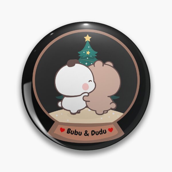 Item preview, Bubu & Dudu Christmas Snow Globe Art | Cute Winter Holiday Illustration | Festive Home Decor Gift designed and sold by FEBRICAST.
