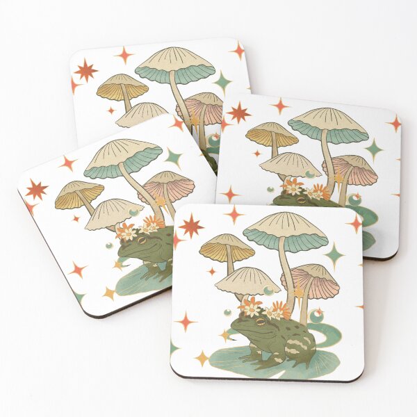 Item preview, Toad on lily pad illustration designed and sold by Dominika Farkašová.