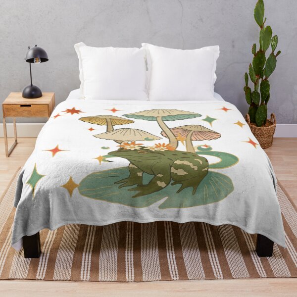 Item preview, Toad on lily pad illustration designed and sold by Dominika Farkašová.