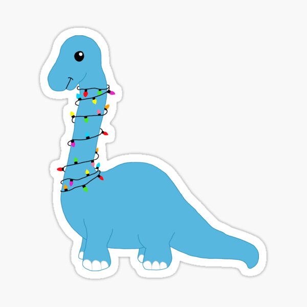 Item preview, Christmas Tree Fairy Lights Diplodocus Dinosaur designed and sold by TiffinByLK.