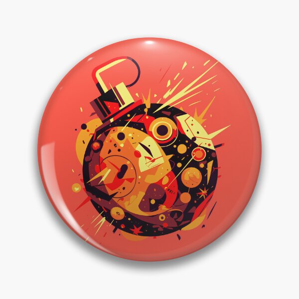 Item preview, Minimalist Classic Bomb Illustration designed and sold by Windy-market.