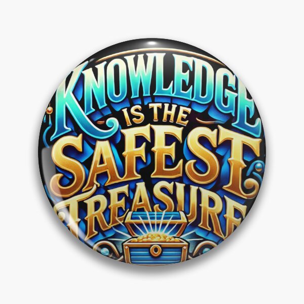 Item preview, Knowledge is the Safest Treasure designed and sold by rikimaru725.