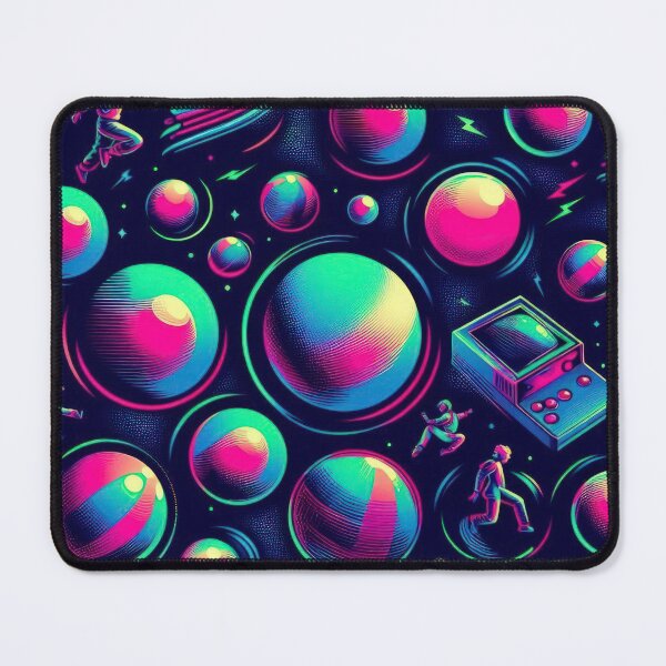 Item preview, Planets pattern 90s arcade designed and sold by Expressions-Sel.