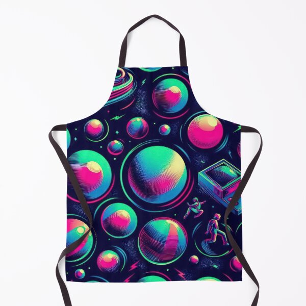Item preview, Planets pattern 90s arcade designed and sold by Expressions-Sel.
