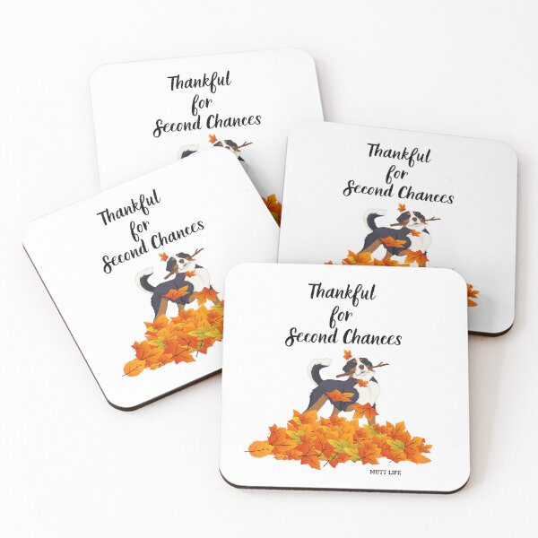 Item preview, Thankful for Second Chances designed and sold by Kindred & Thistle.