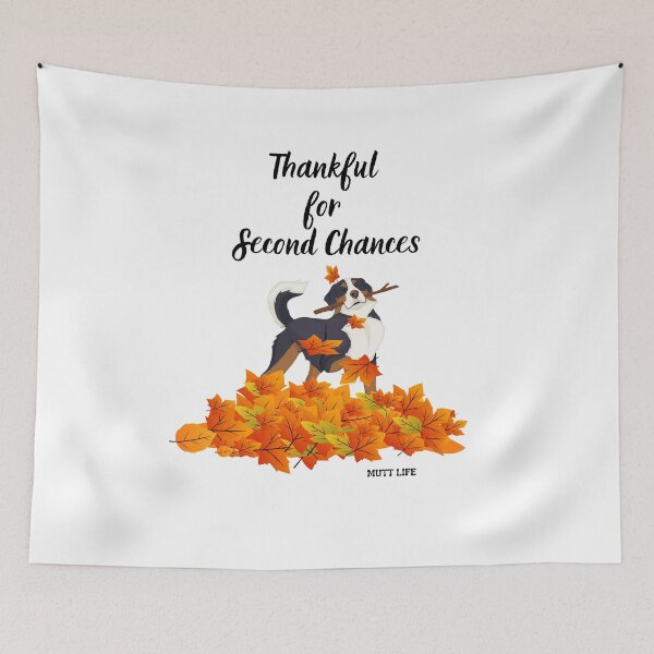 Item preview, Thankful for Second Chances designed and sold by Kindred & Thistle.