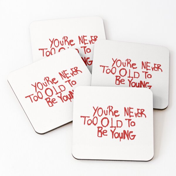 Item preview, Never To Old To Be Young; Graffiti Style; designed and sold by StickerApe.