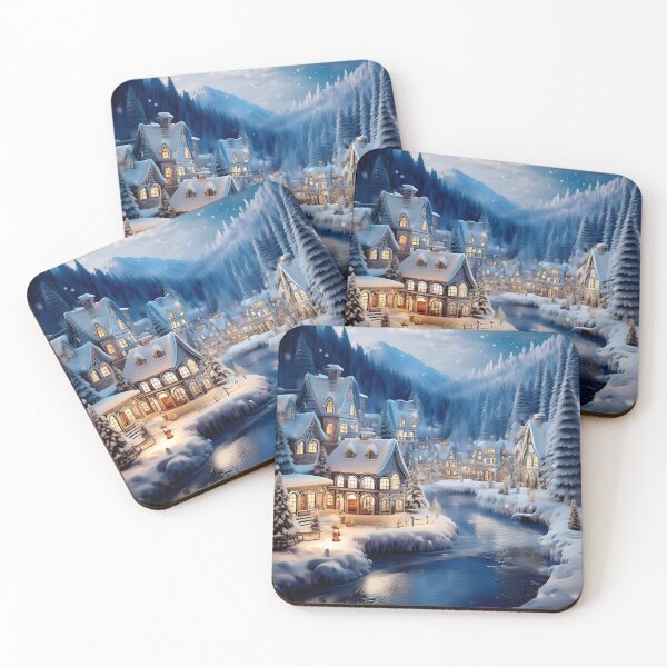 Item preview, Secret Winter Wonderland Village of Eternal Christmas Magic designed and sold by CoolVisionStd.