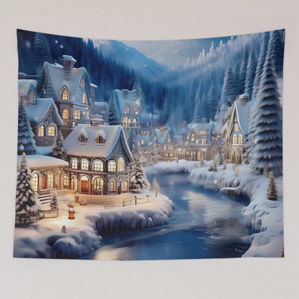 Item preview, Secret Winter Wonderland Village of Eternal Christmas Magic designed and sold by CoolVisionStd.
