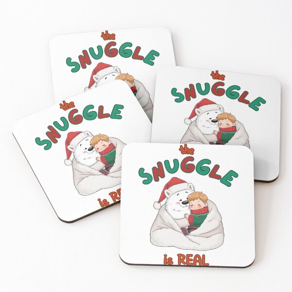 Item preview, The SNUGGLE is Real  | Funny Christmas Pun Graphic | Holiday Humor Design for T-Shirts, Stickers, Mugs & Cards | Festive Cute Winter Art designed and sold by dblten-mnl.