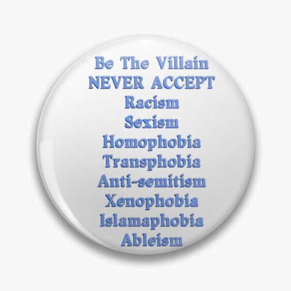 Item preview, Be The Villian, NEVER ACCEPT designed and sold by BougieSouthern.