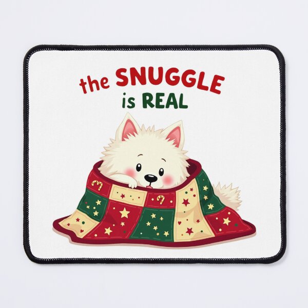 Item preview, The SNUGGLE is Real v3 | Funny Christmas Pun Graphic | Holiday Humor Design for T-Shirts, Stickers, Mugs & Cards | Festive Cute Winter Art designed and sold by dblten-mnl.