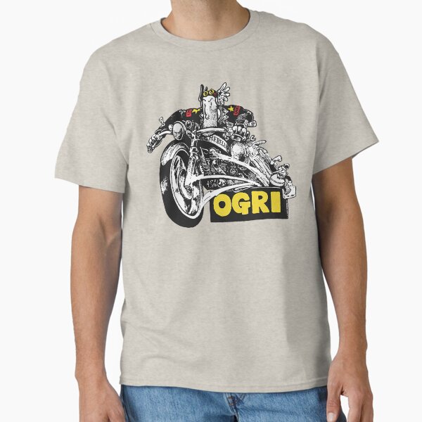 Item preview, Ogri Above The Law Classic Comic Biker designed and sold by Chilled Peak.