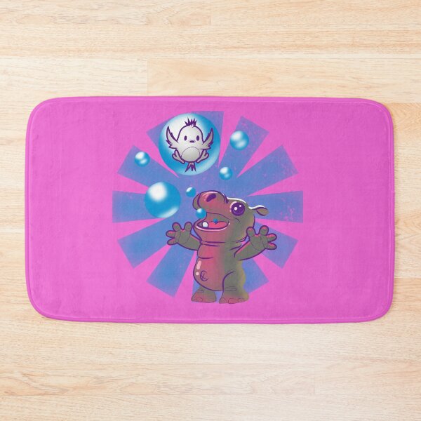 Item preview, bubble hippo blue designed and sold by sambuko.