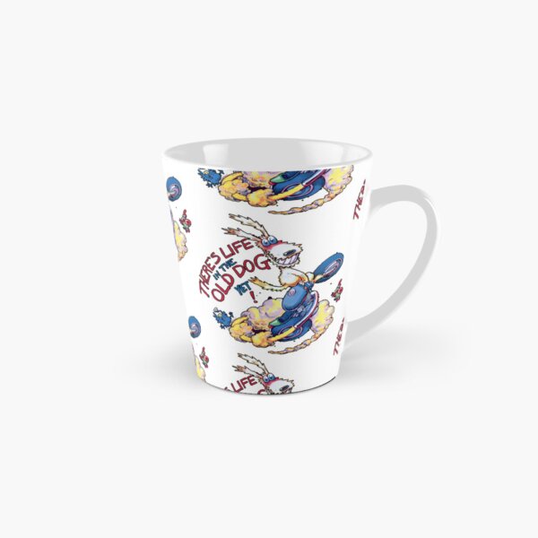 Item preview, Ogri Kickstart Old Dog Classic Comic Biker designed and sold by Chilled Peak.