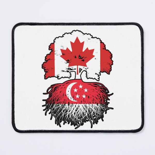 Item preview, Singapore Singaporean Canadian Canada Tree Roots Flag designed and sold by FlagX.