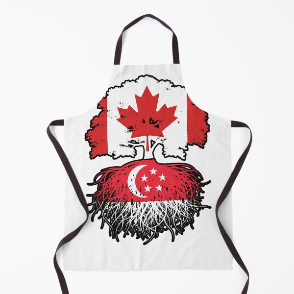 Item preview, Singapore Singaporean Canadian Canada Tree Roots Flag designed and sold by FlagX.