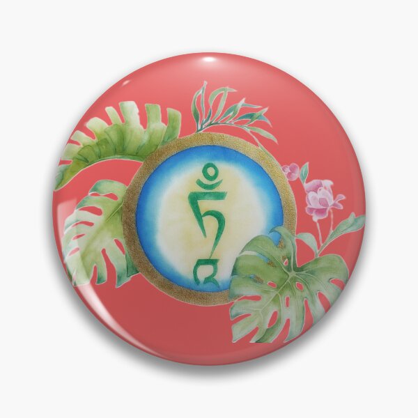 Item preview, Tam root syllable of the female Buddha Tara watercolor painting designed and sold by Yarlseri.