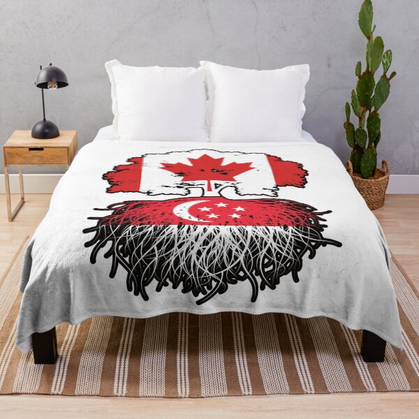 Item preview, Singapore Singaporean Canadian Canada Tree Roots Flag designed and sold by FlagX.