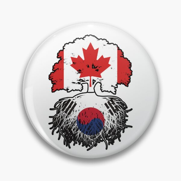 Item preview, South Korea South Korean Canadian Canada Tree Roots Flag designed and sold by FlagX.
