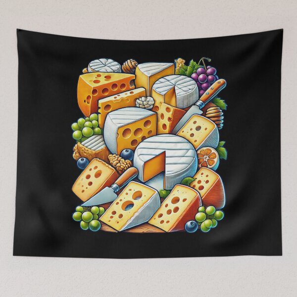 Item preview, Funny Cheese Lover Design for Foodies and Dairy Fans designed and sold by BunBuntheDog-.