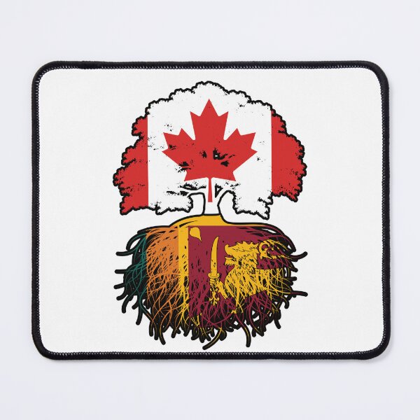 Item preview, Sri Lanka Sri Lankan Canadian Canada Tree Roots Flag designed and sold by FlagX.