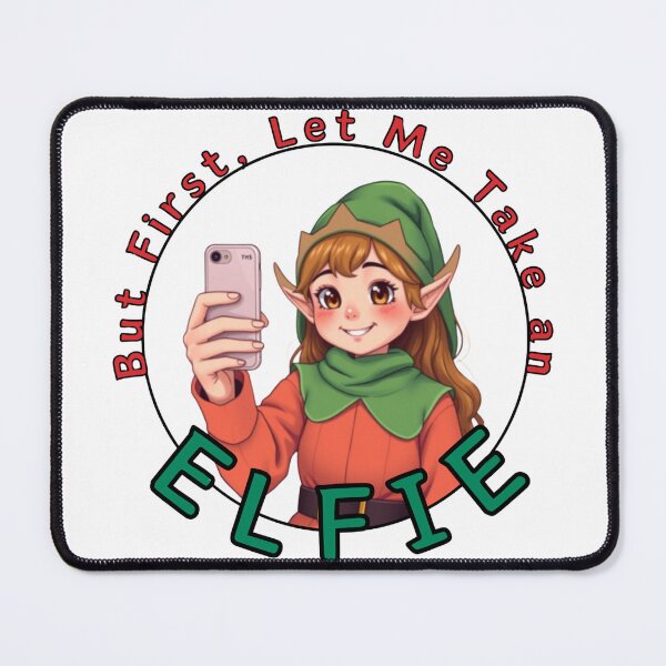 Item preview, But First... Let me take an... | Funny Christmas Pun Graphic | Holiday Humor Design for T-Shirts, Stickers, Mugs & Cards | Festive Cute Winter Art designed and sold by dblten-mnl.