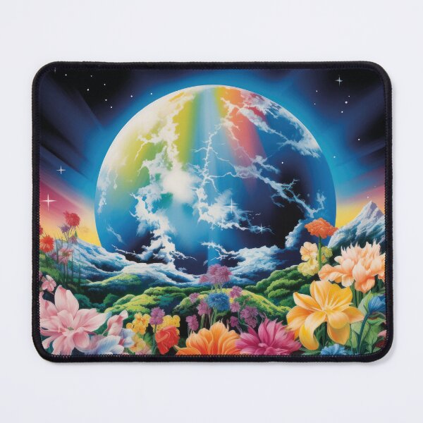 Item preview, protects planet Earth, flowers designed and sold by Mauswohn.