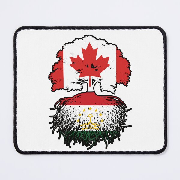 Item preview, Tajikistan Tajikistani Canadian Canada Tree Roots Flag designed and sold by FlagX.