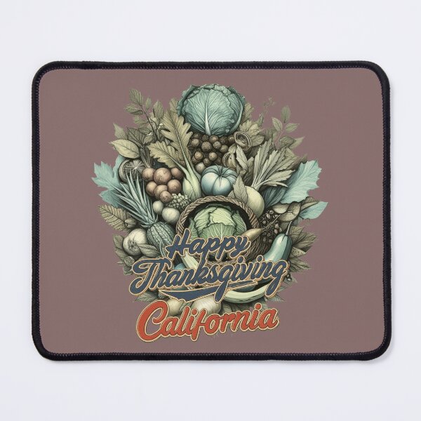 Item preview, California Thanksgiving Vegan feast designed and sold by BlackCoralArt.