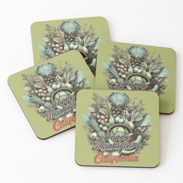 Item preview, California Thanksgiving Vegan feast designed and sold by BlackCoralArt.