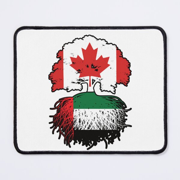Item preview, United Arab Emirates Emirati Canadian Canada Tree Roots Flag designed and sold by FlagX.