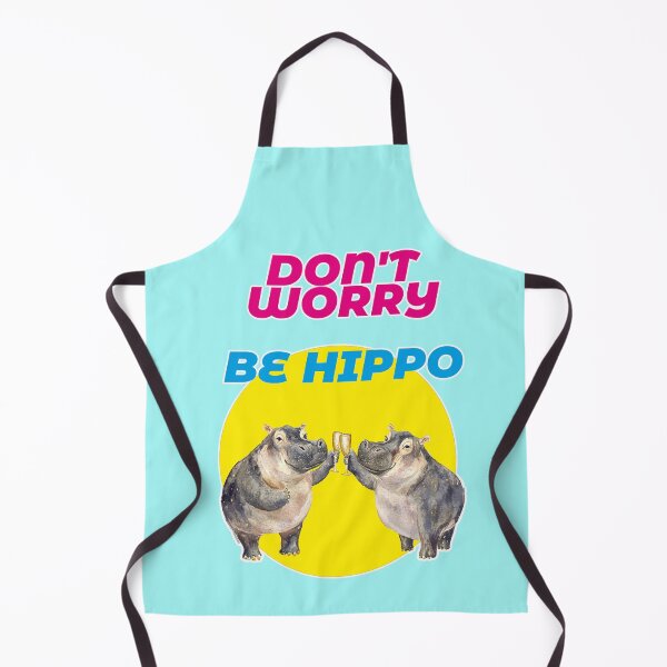 Item preview, funny meme with happy hippos designed and sold by Mauswohn.