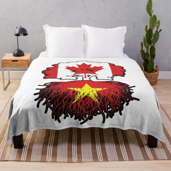 Item preview, Vietnam Vietnamese Canadian Canada Tree Roots Flag designed and sold by FlagX.