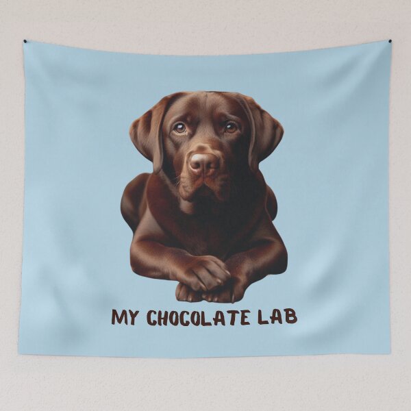Item preview, My chocolate Lab designed and sold by M-ROL-24.