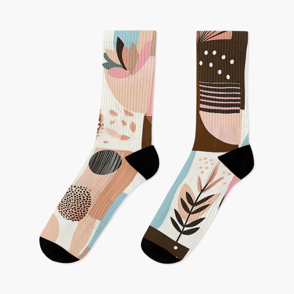 Item preview, Floral Fusion with Geometric Boho Style, Flower and Shape Harmony designed and sold by AiriArt.