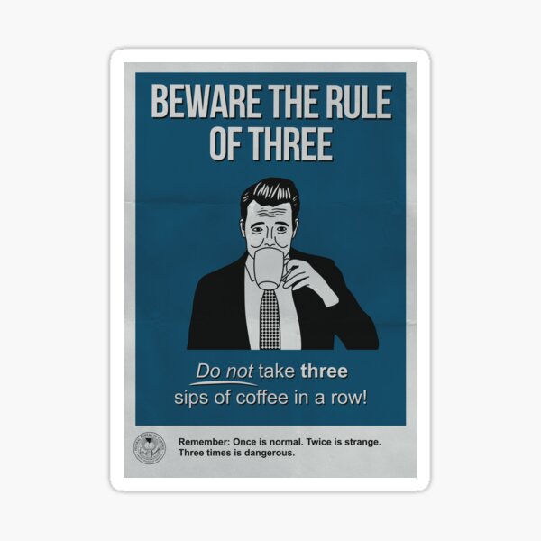 Item preview, Federal Bureau of Control Sam Lake „Rule of Three” poster designed and sold by Deepwood.