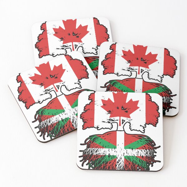Item preview, Basque Canadian Canada Tree Roots Flag designed and sold by FlagX.