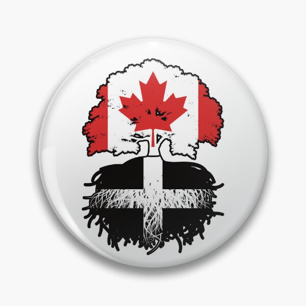 Item preview, Cornwall Cornish Canadian Canada Tree Roots Flag designed and sold by FlagX.