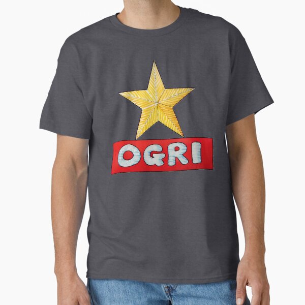 Item preview, Ogri Star Classic Comic Biker designed and sold by Chilled Peak.