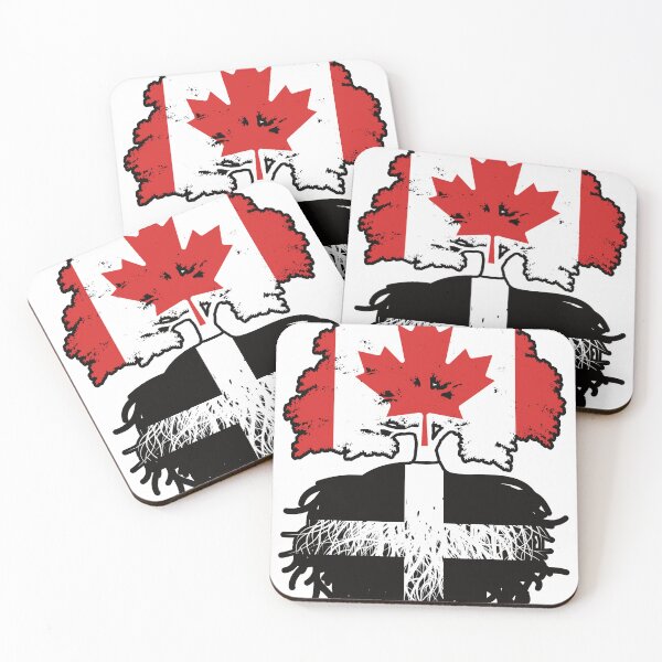 Item preview, Cornwall Cornish Canadian Canada Tree Roots Flag designed and sold by FlagX.