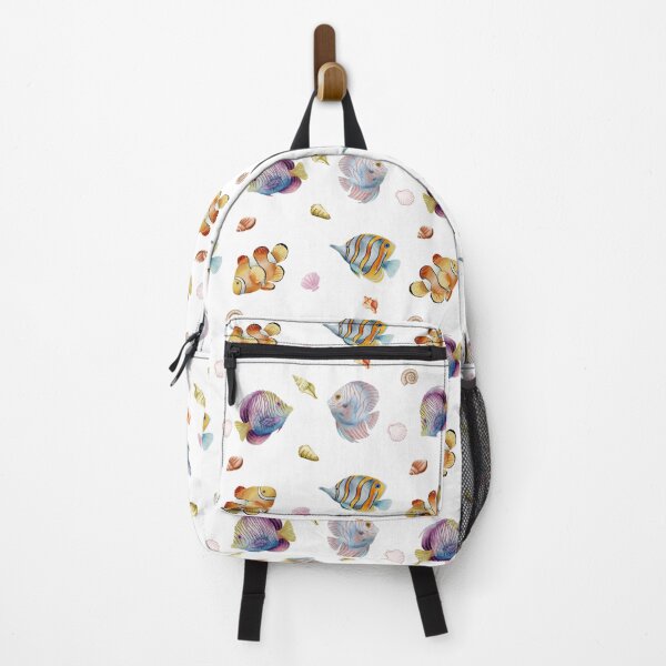 Item preview, sea pattern, sea, ocean, fish, shells, underwater world, coral reefs, red sea, sea fish, pattern, aesthetics, design, watercolor designed and sold by Tetiana Pohurska.