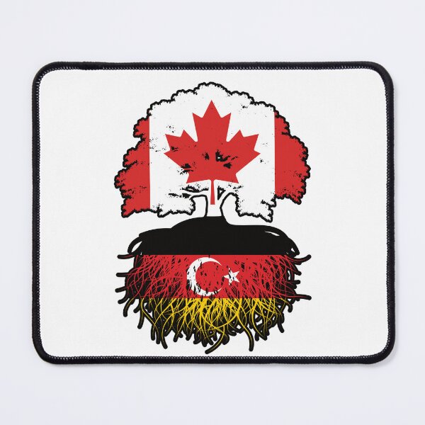 Item preview, Turkish German German Turks Canadian Canada Tree Roots Flag designed and sold by FlagX.