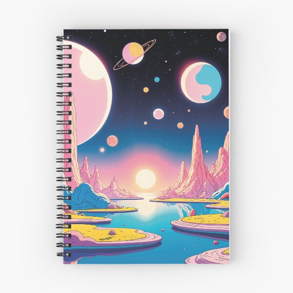 Item preview, fantastic galaxy in the cosmos, retro cartoon designed and sold by Mauswohn.