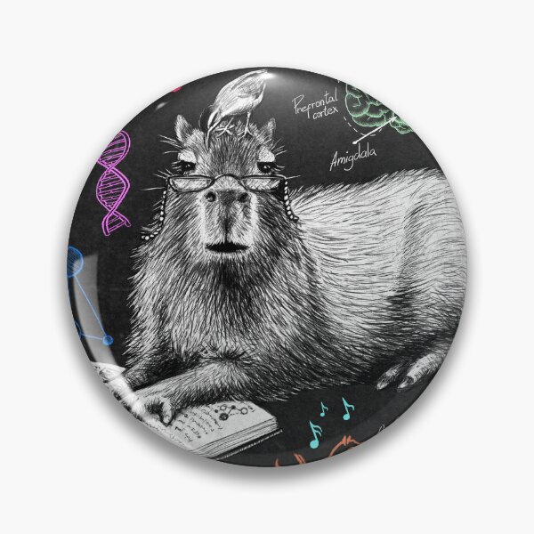 Item preview, Capybara Studying Ethology B designed and sold by HrisRizz.