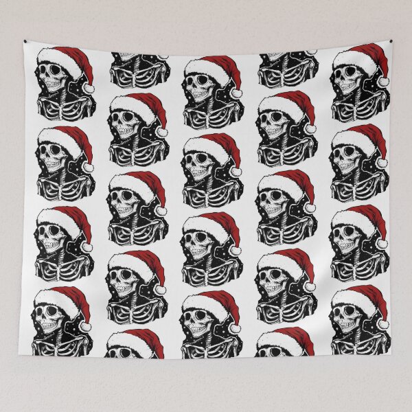 Item preview, Skeleton Christmas Santa hat designed and sold by Anbe_design.